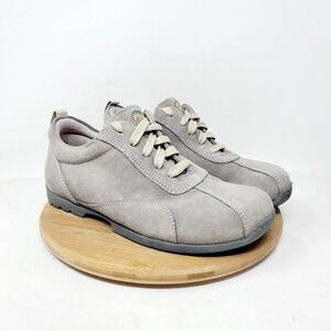 Birkenstock Footprints Chesterfield Shoes‎ 37 Women 6 Grey Suede Walking Sneaker